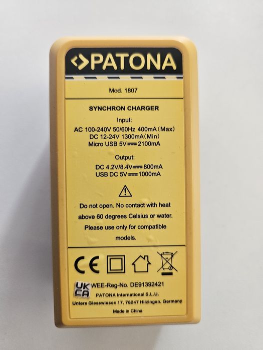 Incarcator baterii np-fz100 Patona