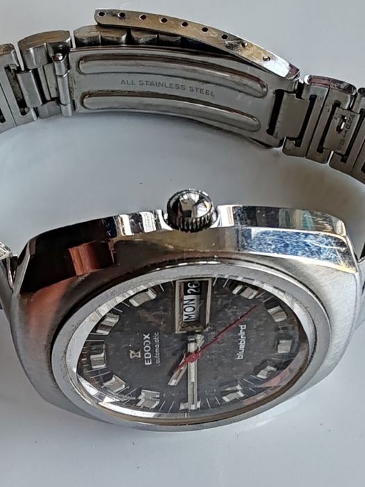 Ceas EDOX Bluebird Automatic Tropical Dial Oțel 37,5 mm Bacau • OLX.ro