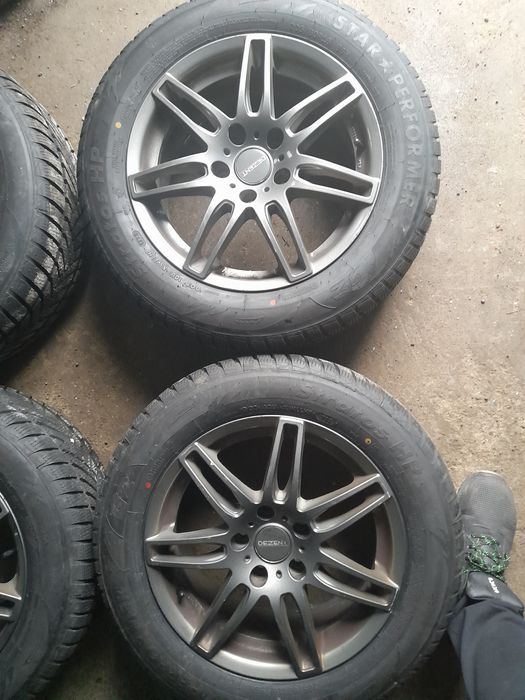 Set 4 Anvelope 205-60-16 M+S Noi 2025 cu Jante 5x112 de Audi B 8-9