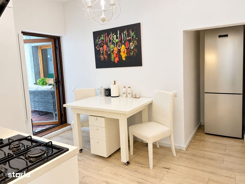 3 camere Piața Domenii | 68 m² utili | Vilă duplex | Centrală proprie