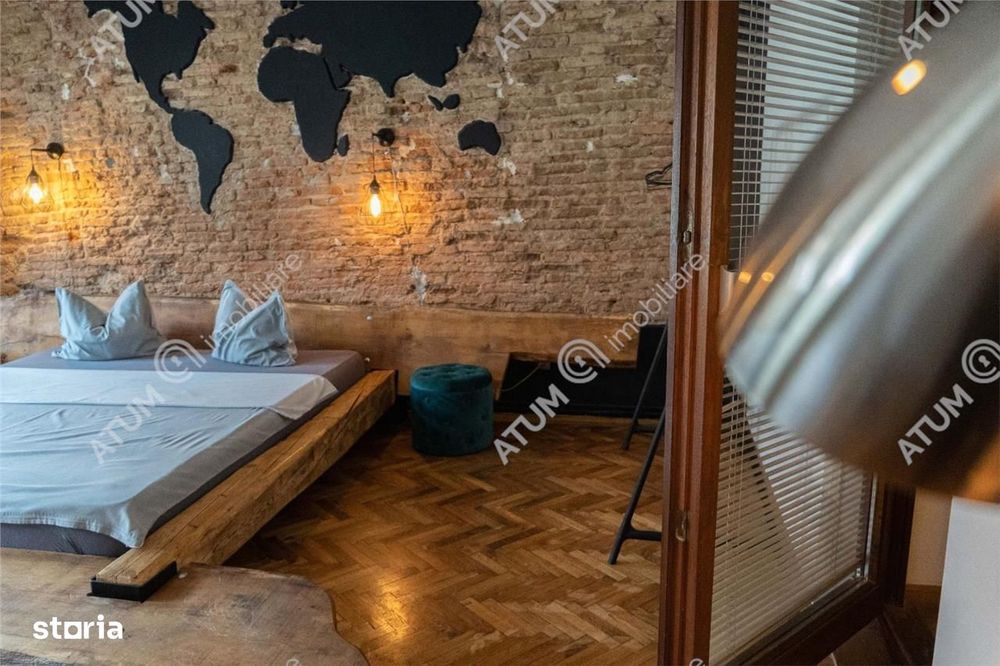 Doua studiouri renovate la etajul 1 zona Centrala\/Pietonala din Sibi