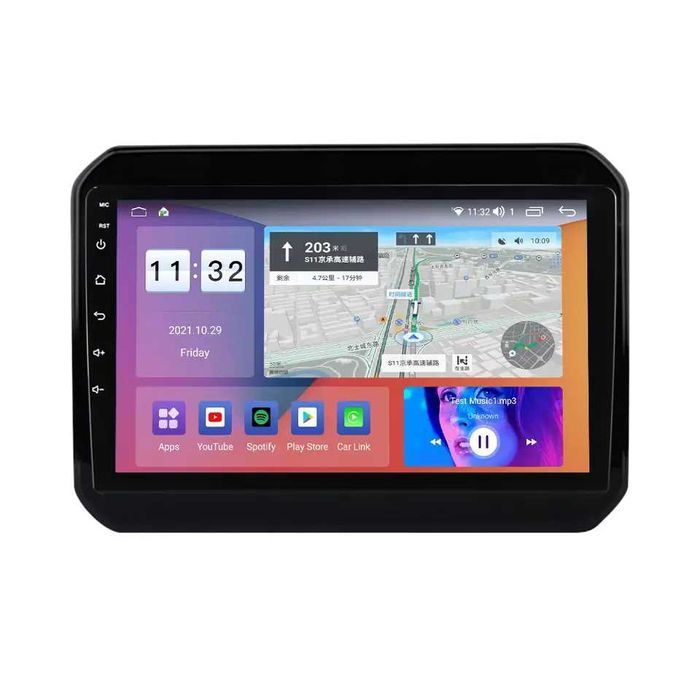 NAVIGATIE Android 14 Suzuki Ignis 2016-2021 1/8 Gb CarPlay + CAMERA