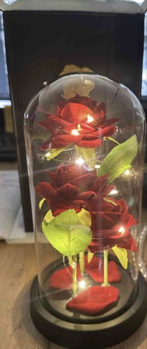 Роза в колбе новая