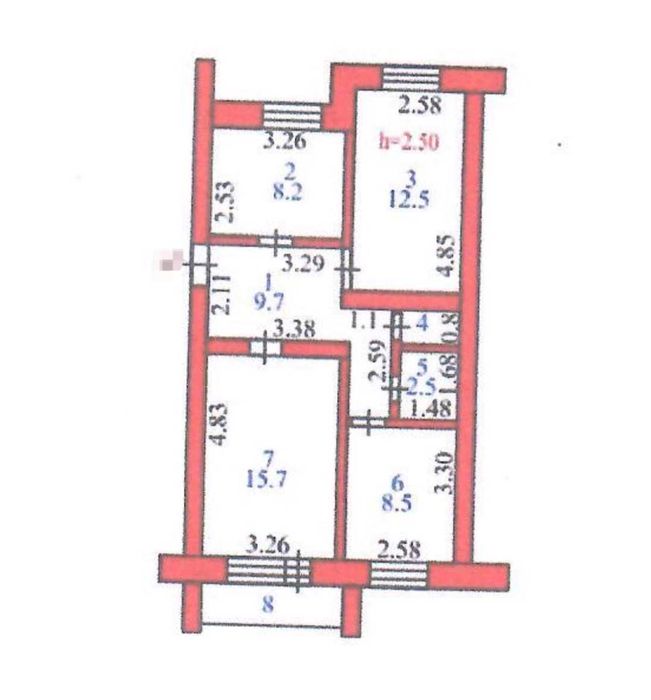 Продам 3х ком.Кв. Вокзал