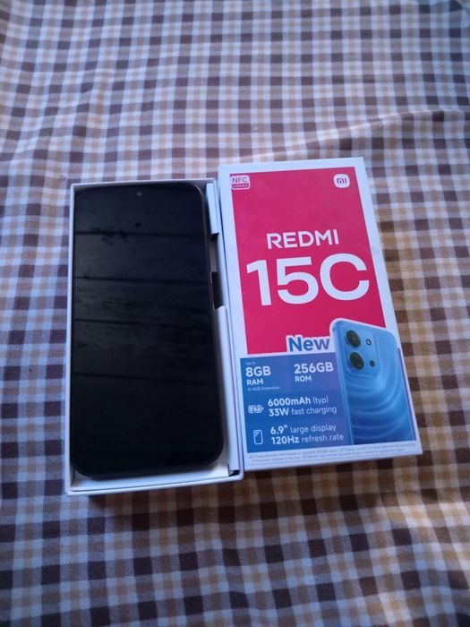vînd telefon Redmi 15, c ca nou folosit foarte puțin