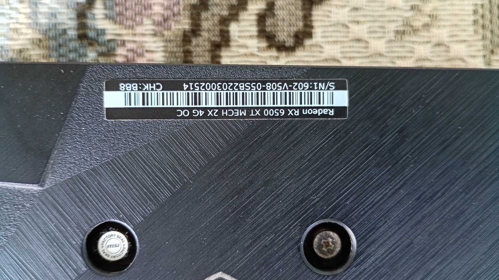 msi rx 6500 xt 4gb ddr6