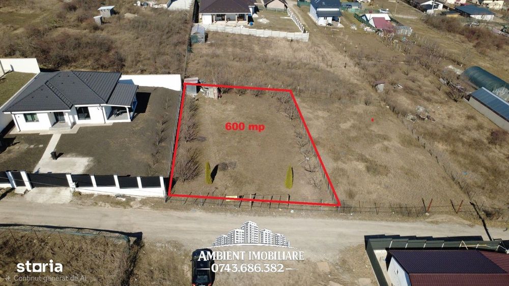 Teren intravilan 600 mp + PROIECT, VASLUI - zona FILATURII, str. Aurel