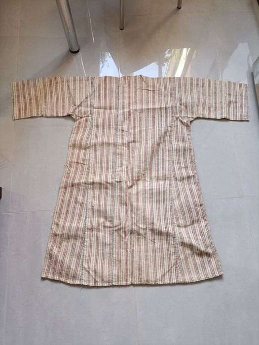 Рубашка старая хлопок домотканая ткань 100 лет