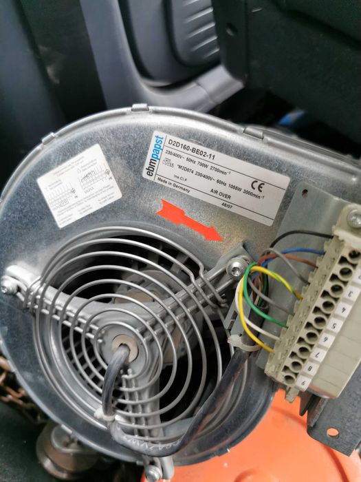 Ventilator centrifugal, Exhaustor Ebmpapst, 700W, D2D160-BE02-11