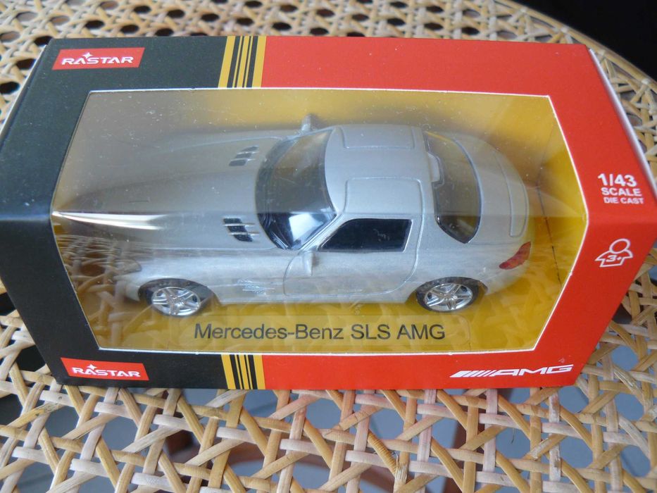 Macheta Auto MERCEDES-BENZ SLS AMG Scara 1:43,Noua In Cutie, RASTAR