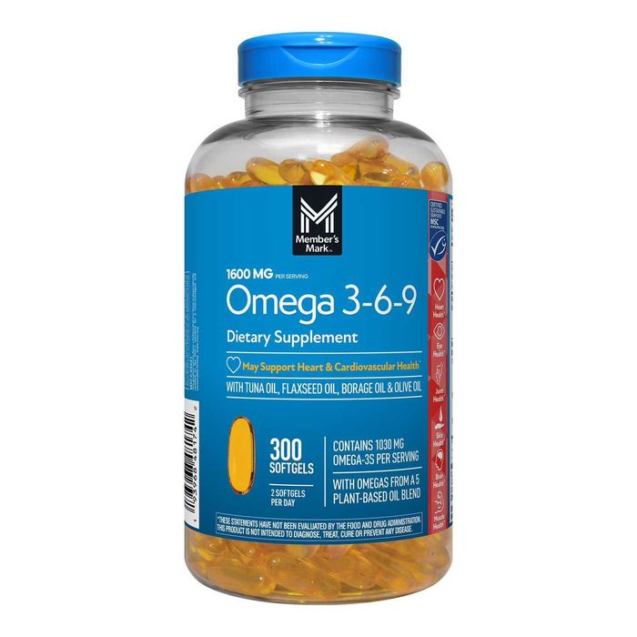 Омега 3- 6- 9  Omega 1600mg  300 капсул из Америки
