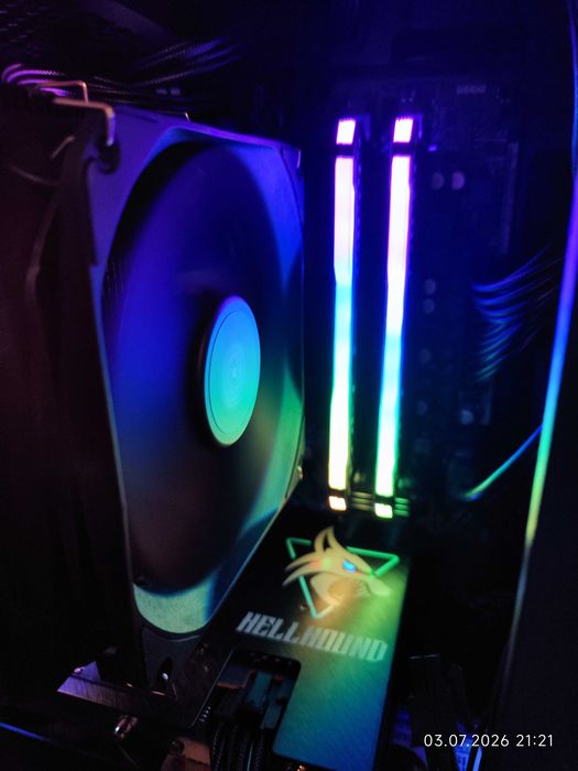 Геймърски Ryzen 5 5600X, RX 6600 8GB, RAM 16GB DDR4 3200