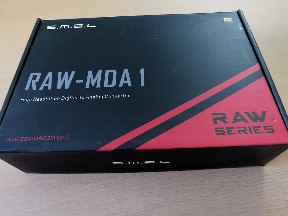 DAC și amplificator de căști SMSL RAW-MDA1 - Dual ES9039Q2M - Ca nou