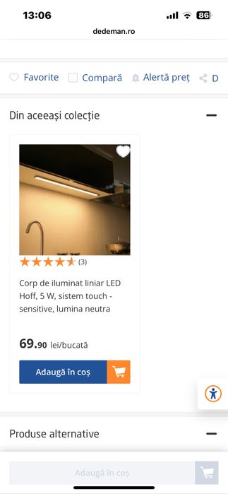 Banda led  TOUCH   Hoff