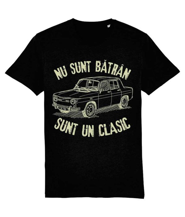 Tricou Masina Retro Dacia 1100 personalizat - cadou pentru tata, bunic