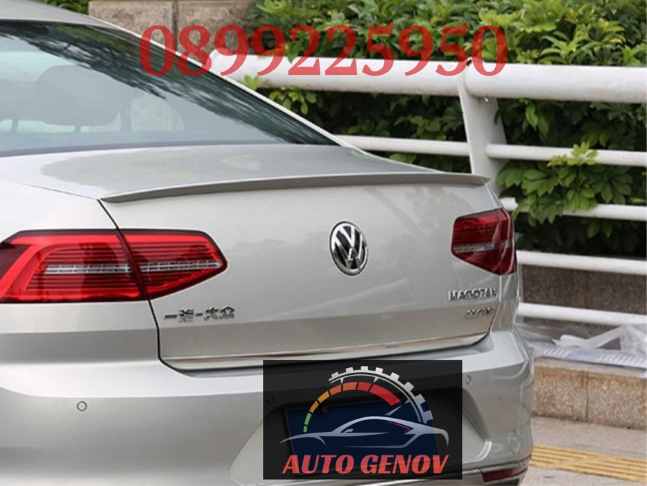 Тунинг Лип Спойлер, VW Passat B8 2015/2020, Piano Black