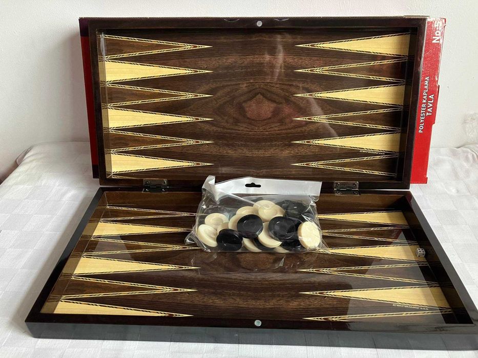 Joc Table - model CLASIC (joc de Table) NOU - Lux lemn lacuit. SIGILAT