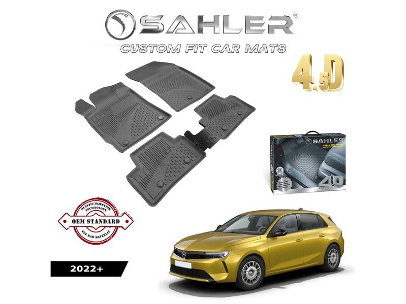 Гумени Стелки Sahler 4.5D за Опел Астра Л / Opel Astra L - след 2022г.