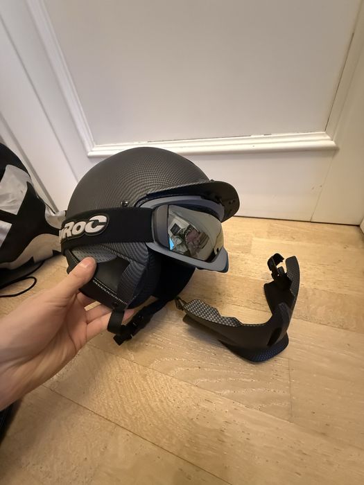 Casca Schi si Snowboard Ruroc Full-face Carbon Fibre, Marimea S