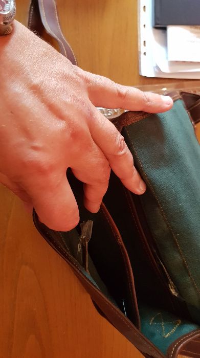 Geanta de piele messenger bag unisex