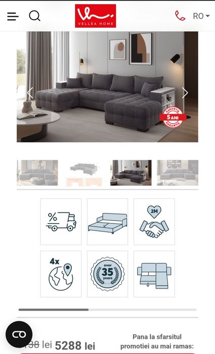 Set living de vânzare