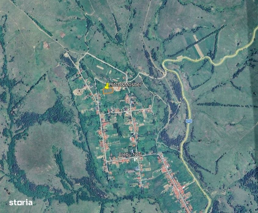 Teren intravilan 3.939 mp Brebu Nou–Trei Ape, la poalele Munților Seme