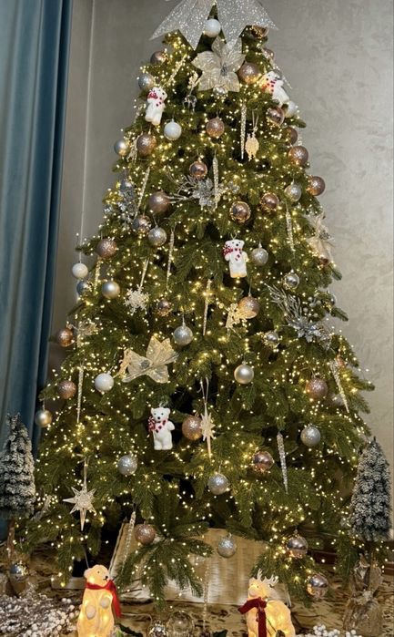 Елка новогодняя напольная 210 см