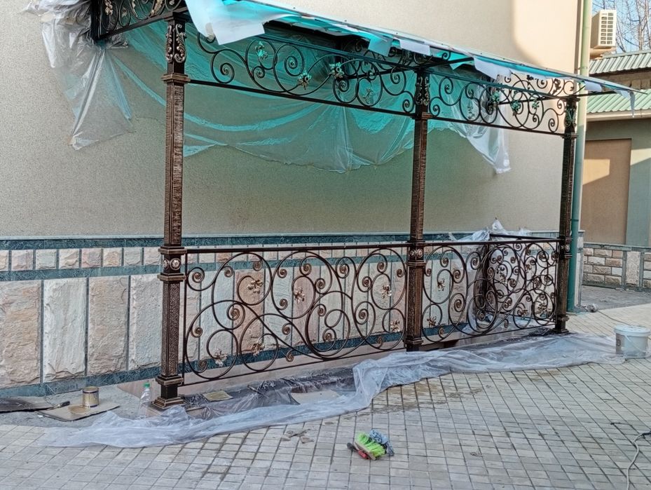 Ремонт реставрация изготовление Ворот покраска Дарвоза Darvoza тамирла