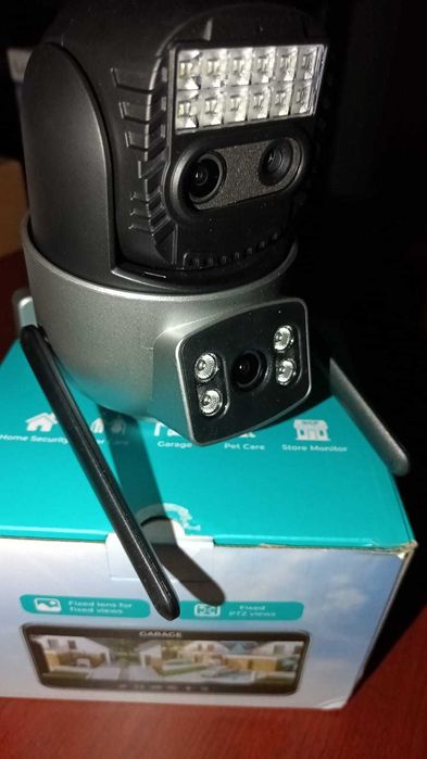 Camera de supraveghere 15 Mpx cu 3 lentile, color noaptea