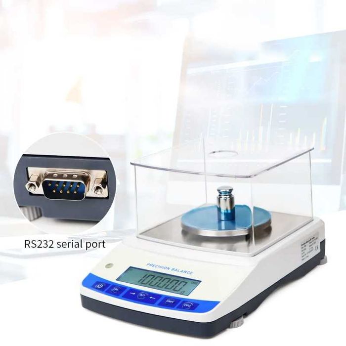 Прецизна везна до 500гр. с калибрираща тежест и вградена батерия, 4325