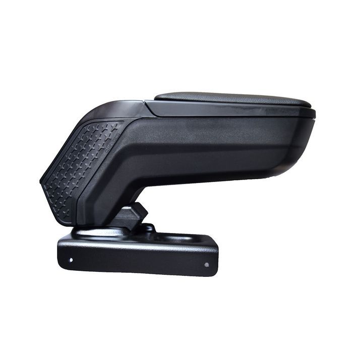 Cotiera ArmCik S4 pentru Golf 5, Golf 6, Eos, Passat B5 (Lif) 2000-2005, Jetta, rabatabila cu capac culisabil, Negru