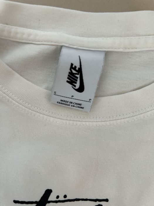 Tricou alb nike stussy