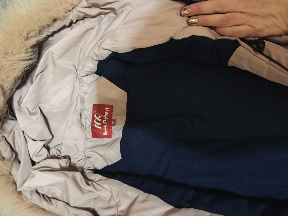 Зимнее пальто теплое