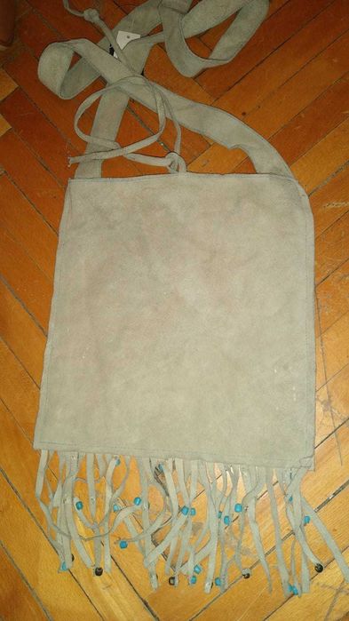 Geanta din piele intoarsa, dama, Accessorize