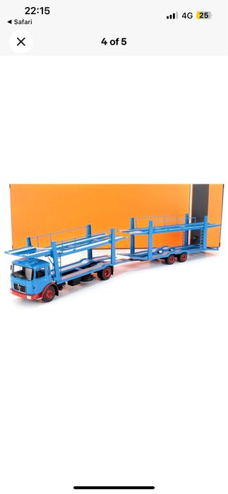 Man f7 transporter 1/43 macheta