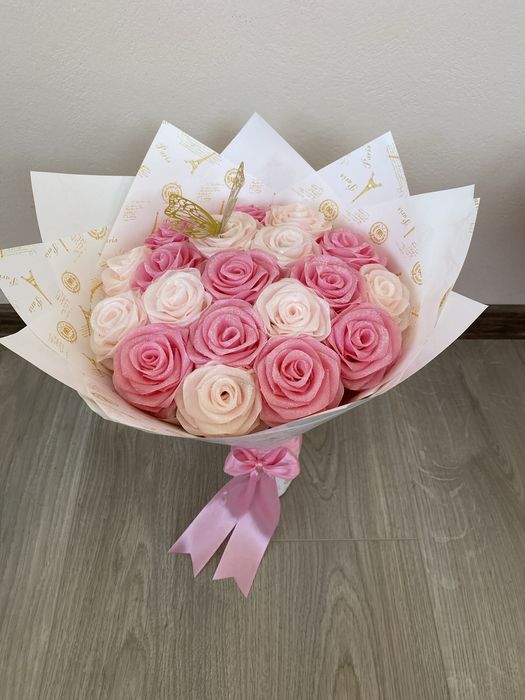 Buchet din satin