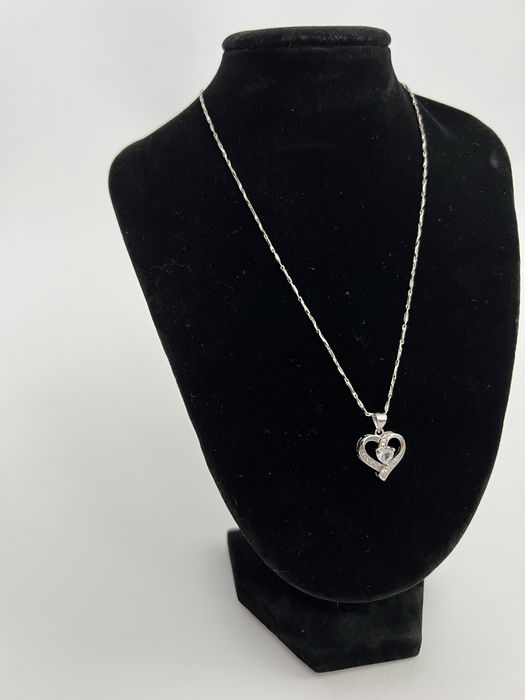 Сребърно Колие сърце Van Cleef & Arpels