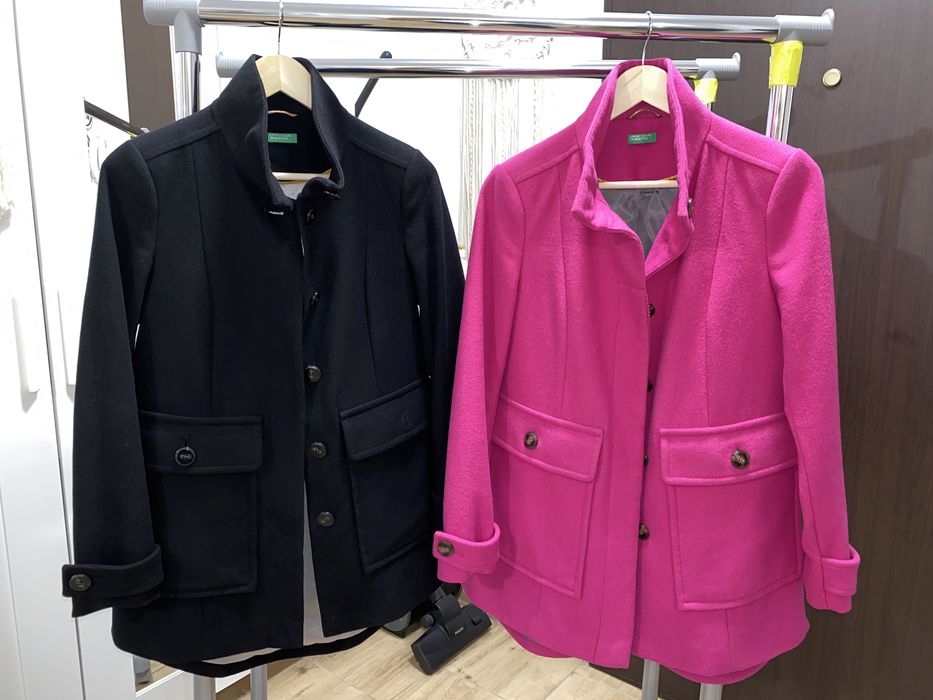 United Colors of Benetton зимно вълнено палто, размер 38, като НОВО!