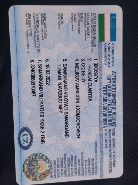 Sastaniyasi yaxshi moshinaga javob