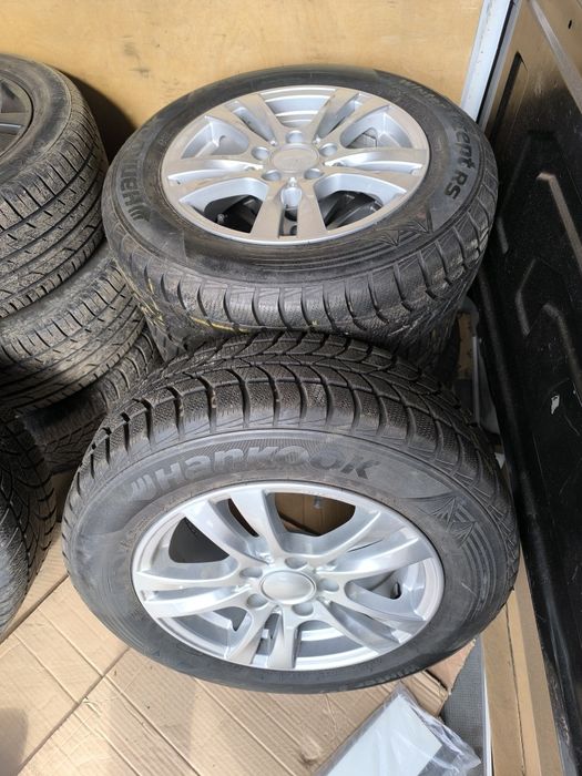 Set 4 Roți Iarnă 195/65 R15 - Jante Aliaj + Anvelope Hankook