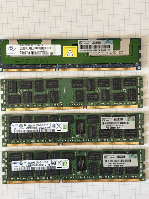 8GB DDR3 ECC  Server (HP / Samsung)