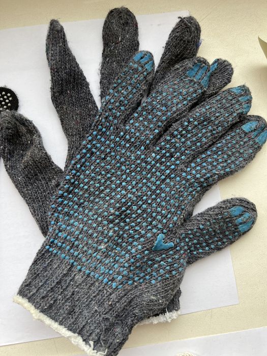 Рабочие перчатки с ПВХ