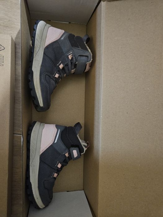 Ghete din piele drumetie copil decathlon marimea 26