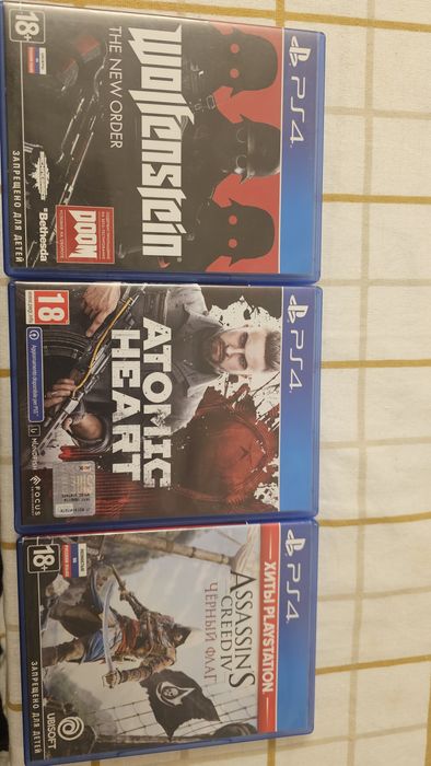 Игры на пс4 атомик харт вольфенштейн ассасин крид