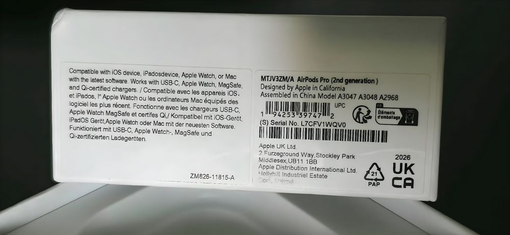 Airpods Pro 2 USB-C (Cutie originala + Garanție)