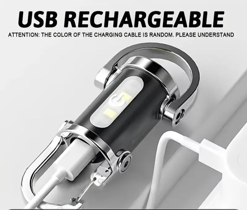 3 в 1 аварийна ключодържачка фенерче