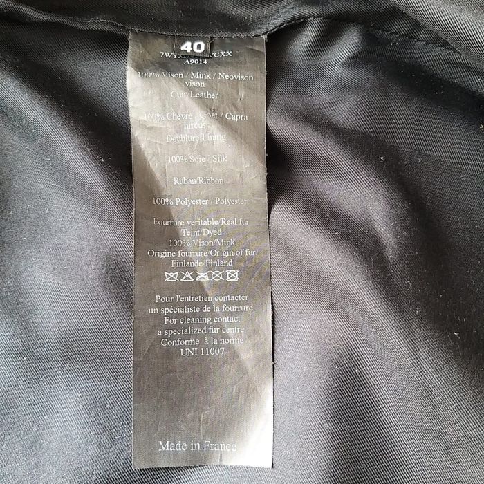 Норковая шуба Yves Salomon