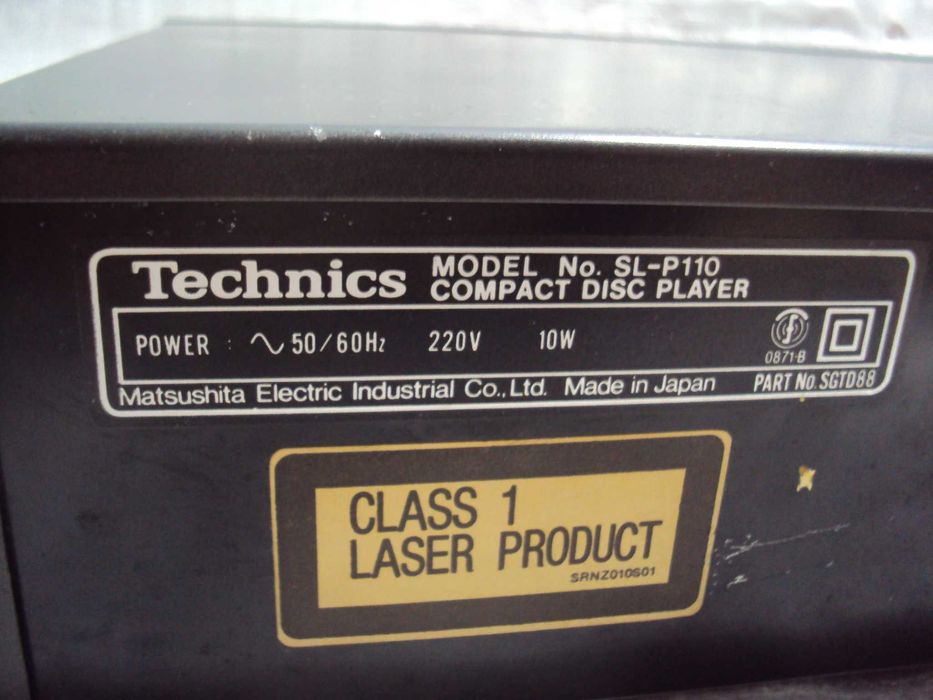 cd audio TECHNICS SL-P110