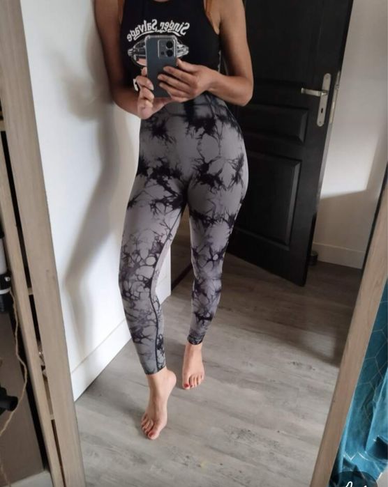 Спортен сив клин / фитнес / йога / пилатес