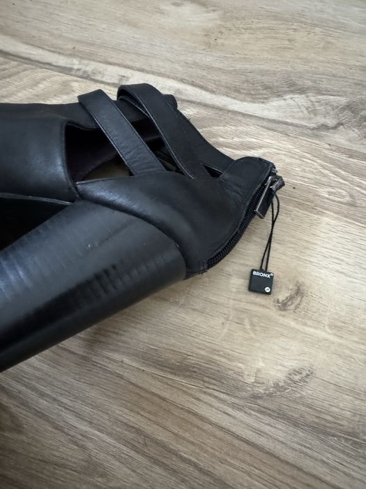 Bronx Нови естествена кожа и сникърси естествена кожа